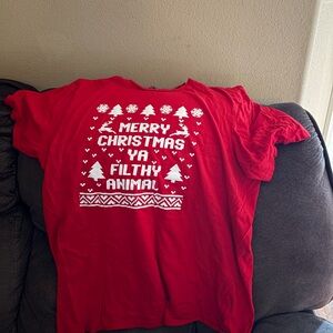 District Red Holiday T-Shirt